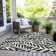 Malek Washable Floral Indoor / Outdoor Rug