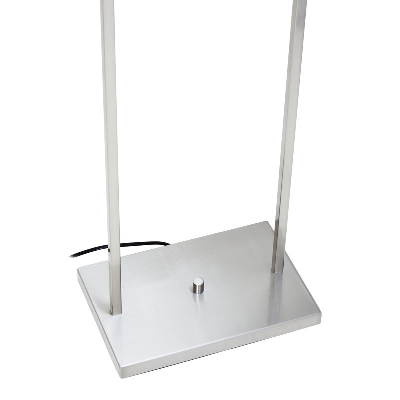 Claritsa 150cm Silver Column Floor Lamp