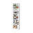 Sutton Slim Bookcase With Modern 5-Shelf Design-1210766694