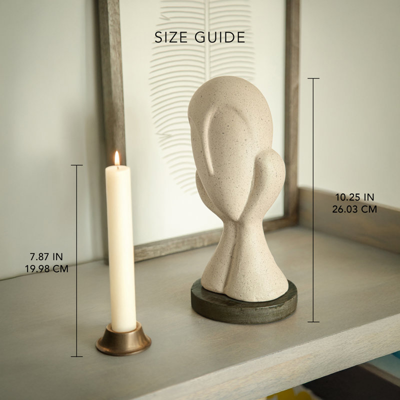 Sculpture Spombrée visage Ecomix