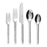 over&back Hand-Forged 18/8 Flatware Set - Service for 4