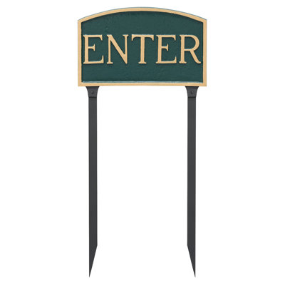 Enter Statement Garden Sign