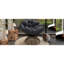 Fauteuil ergonomique avec rembourrage confortable, pivotant sur 360 °, tissu, fabrication en métal pour le salon, rembourrage en mousse moelleuse pour la chambre à coucher, support solide et imperméable-1482423450