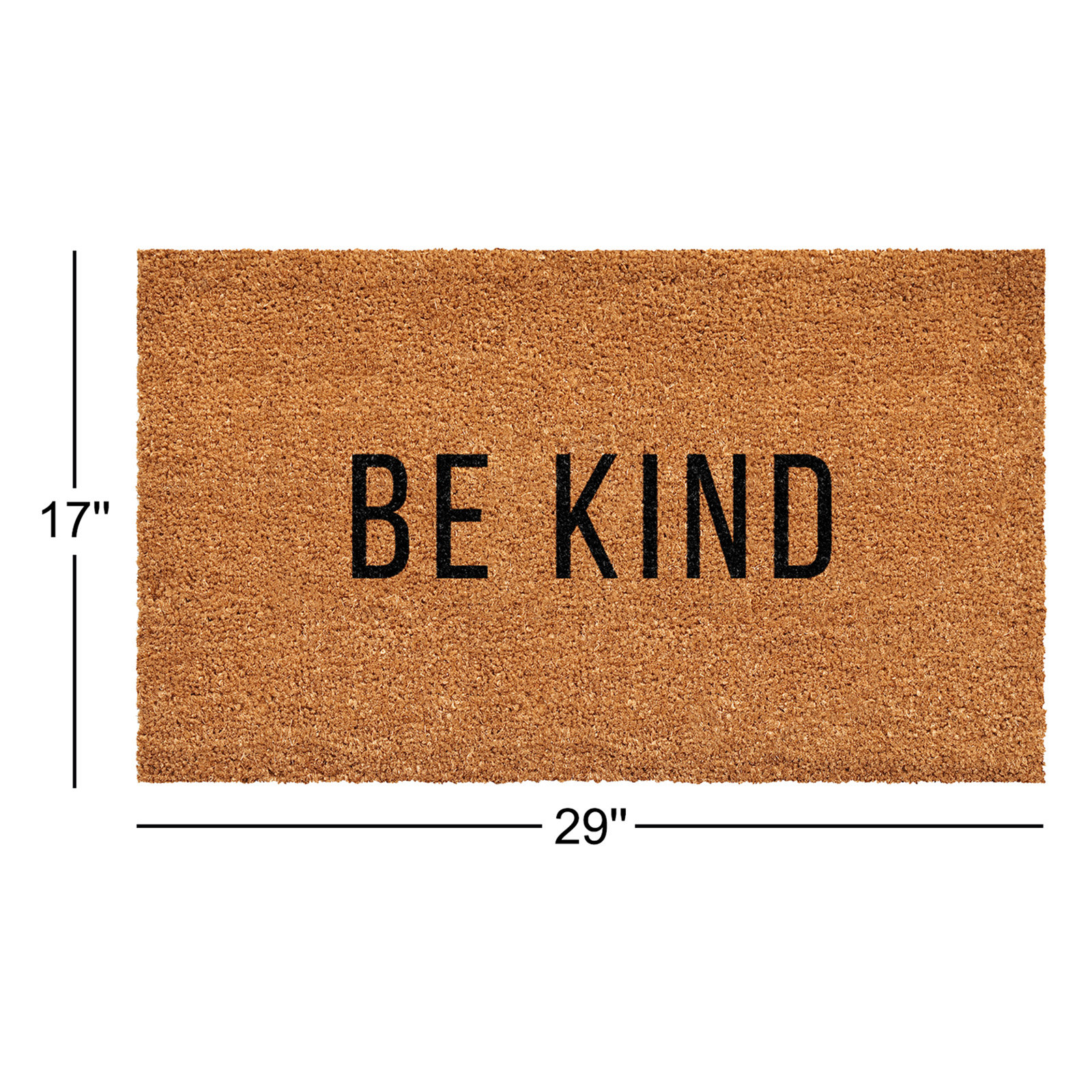 Ardan "Be Kind" Door Mat, 17" W x 29" L
