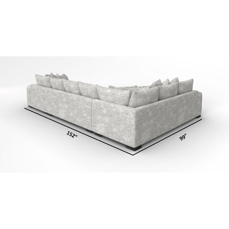 Maxwell Three-seat-cushion sofa – Dekorate Store