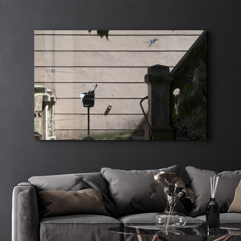 Peinture décorative en verre trempé