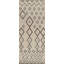 Tapis de couloir marocain moderne à motif géométrique 4 x 12