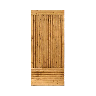 Calhome 84 in. H Unfinished Barn Door