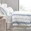 Housse de couette à rayures bleues / blanches Fleta-72087408-103181392