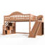 Lit mezzanine avec escalier de rangement, glissade et garde-robe intégrée-1448555490-1448555492