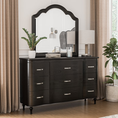 Commode 9 tiroirs avec miroir Seabliss