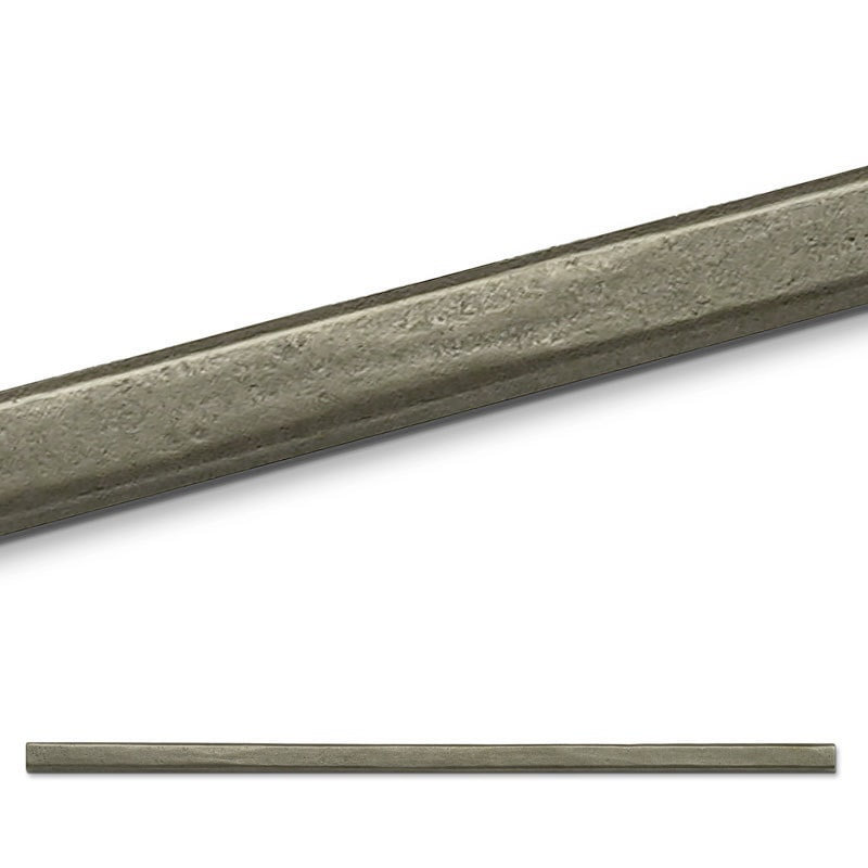 Straight Line 10" x 0.25" Metal Liner Tile Trim in White Bronze