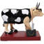 Figurine de collection Cow Parade, déesse de la mode, un taureau avec sac à main noir