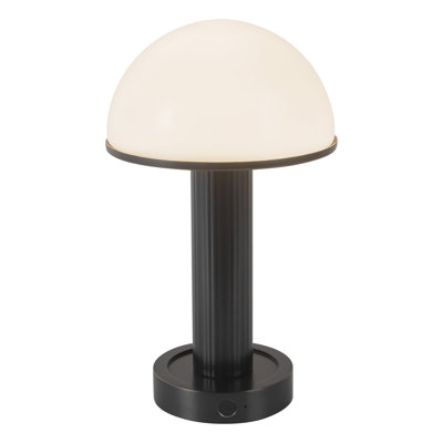 Vienna 9-in Black dimmable LED Table Lamp