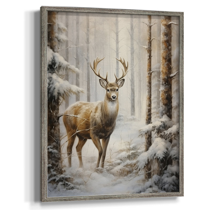 «Christmas Holiday Art» DCLxxix, reproduction d'art encadrée - bois massif, H 30 po x l 24 po
