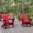 Awna Commercial Grade All-Weather Adirondack Chairs with Swiveling Cupholder-152612407