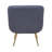 Roemello Upholstered Slipper Chair with Ottoman-290688627