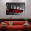 Red Wine Row sur impression sur toile-1557244395