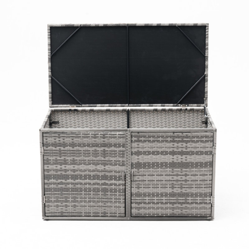 Living And Home 113cm W Deck Box, Grey