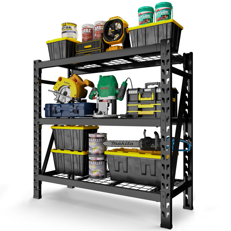 Heavy Duty Metal Garage Storage Shelving 2 x 4 ft