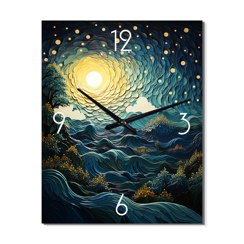Jeicob - Très grandes horloges murales nautiques et de plage, Grand