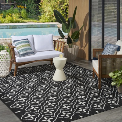 Tapis intérieur / extérieur rectangulaire Arisa