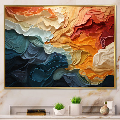 Biomorphism Forms V On Canvas Print