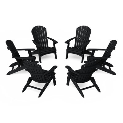 Heritage Folding Adirondack Chairs Set Of 6