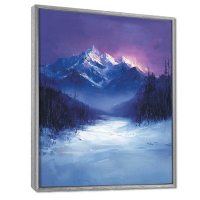 Gioanni Alaska Snow Capped Summits At Twilight II - Alaska Wall Art