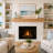 Melodye Rustic Fireplace Shelf Mantel-311606804-311606812
