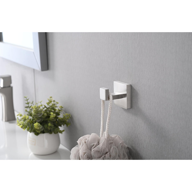6 - Piece Bathroom Hardware Set, Brushed Nickel