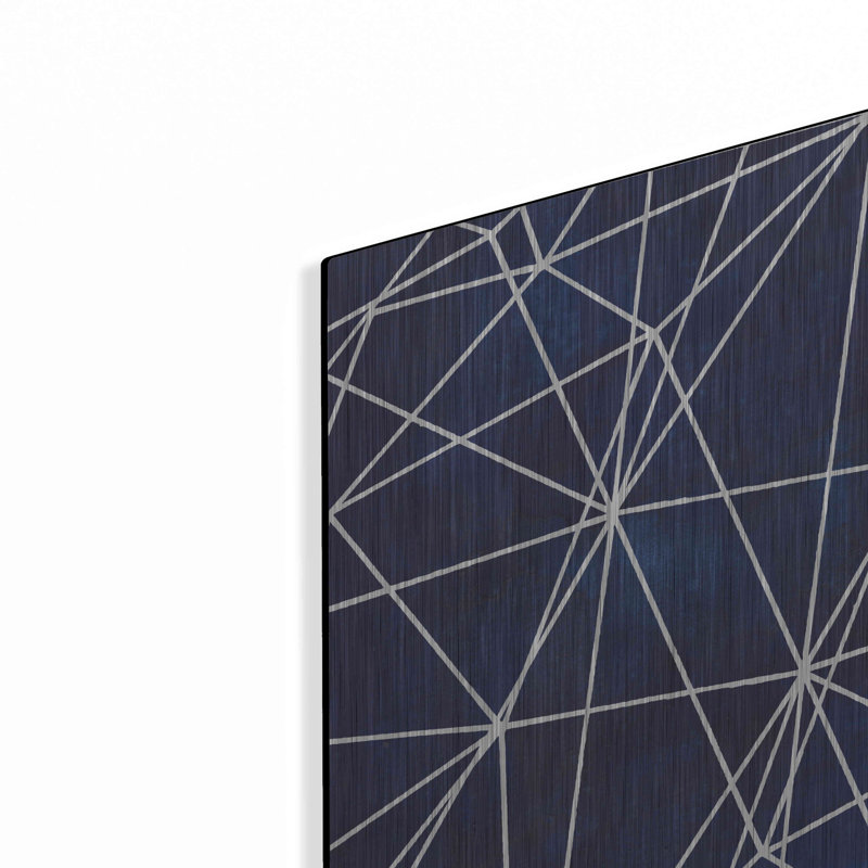 «Indigo Motif V» par Grace Popp, H 16 po x l 12 po
