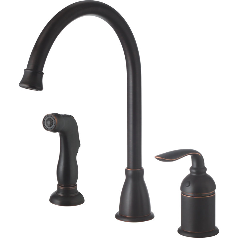 CMI Majestic Kitchen Faucet with Side Spray, Oil-Rubbed Bronze