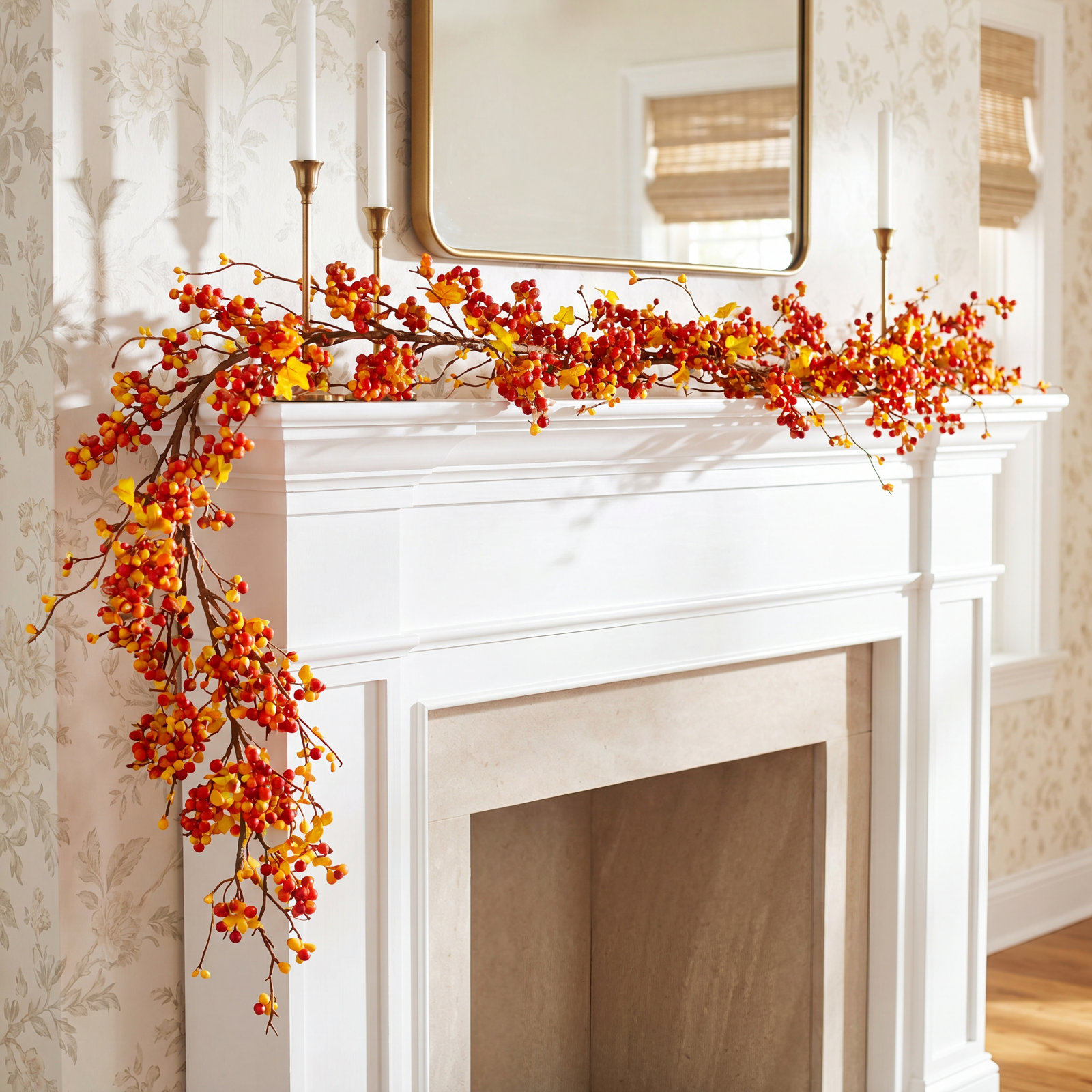 Eliyana 72'' in. Faux Bittersweet Garland