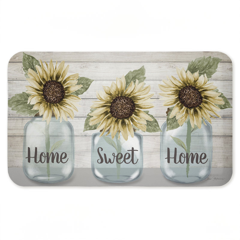 Tapis de sol anti-fatigue Country Sunflower Jars, Country Sunflower Jars