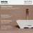 Karran Valera 16 In. Vitreous China Square Vessel Bathroom Sink