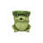 12'' Cute Frog Statue With Lotus Leaf Hat