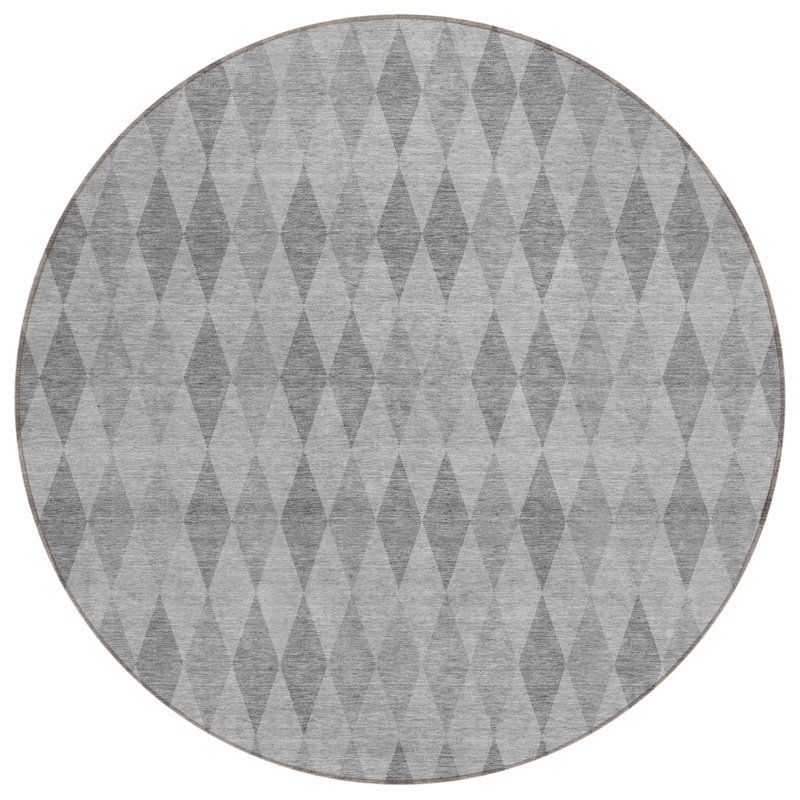 Tapis d'intérieur rond 8 po