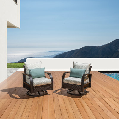 Chaise de patio en osier Kechia