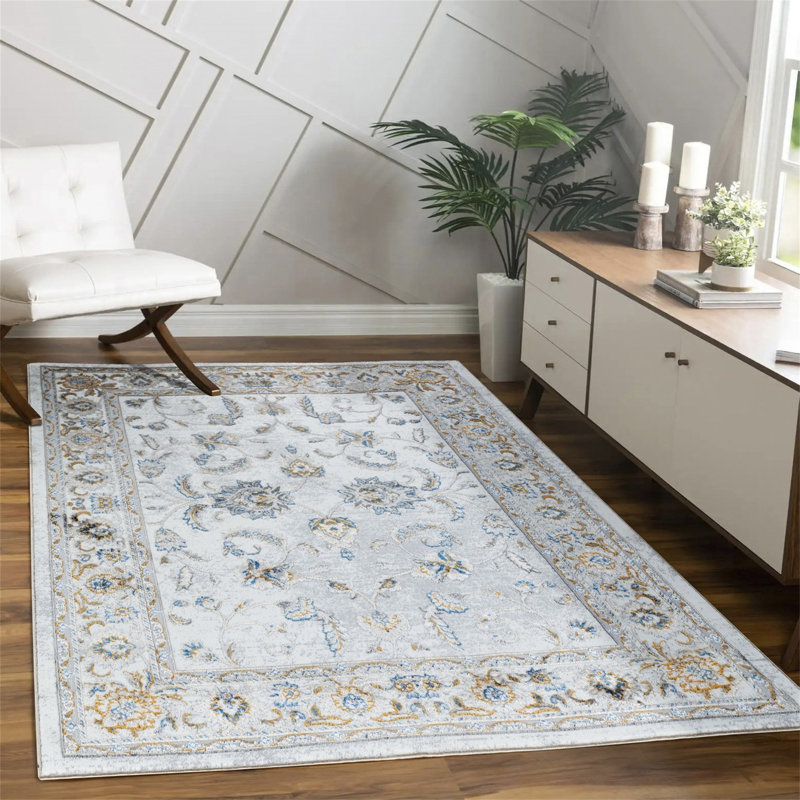 Tapis multicolore Legacy, Rectangle 7 pi 10 po x 9 pi 10 po