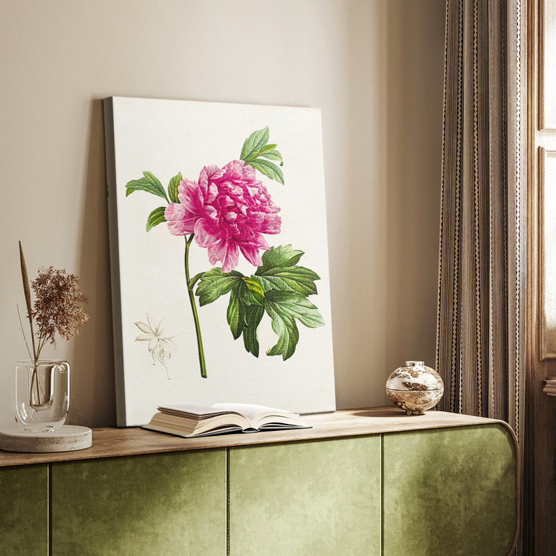 PrettyPinkBotanicalsI - Cavas de galerie sur mesure, H 36 po x l 24 po