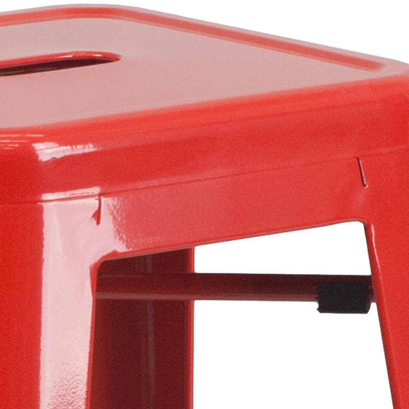 Tabouret Nieva, Rouge, Tabouret de bar (siège d’une hauteur de 30 po), 1