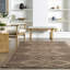 Tapis en mélange de coton à motif géométrique Leith-189239029