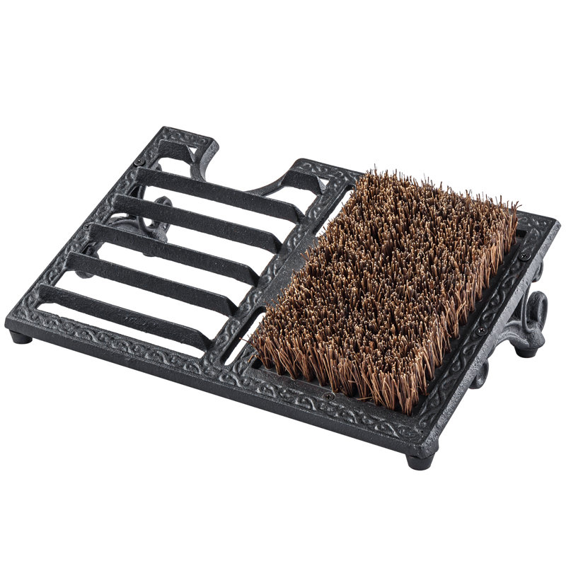 Outdoor Boot Scraper, Black