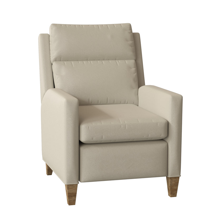 Pinehurst 31" Wide Genuine Leather Standard Recliner, Manual, 1181 Pearl, Montego Bay