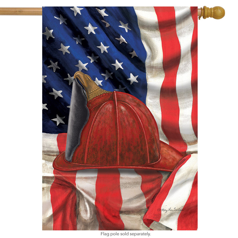 Drapeau de maison de pompier
