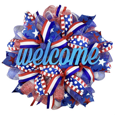 Couronne patriotique «Welcome» du 4 juillet, Colonie