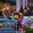 Black Solar Powered Integrated LED Metal Pathway Light