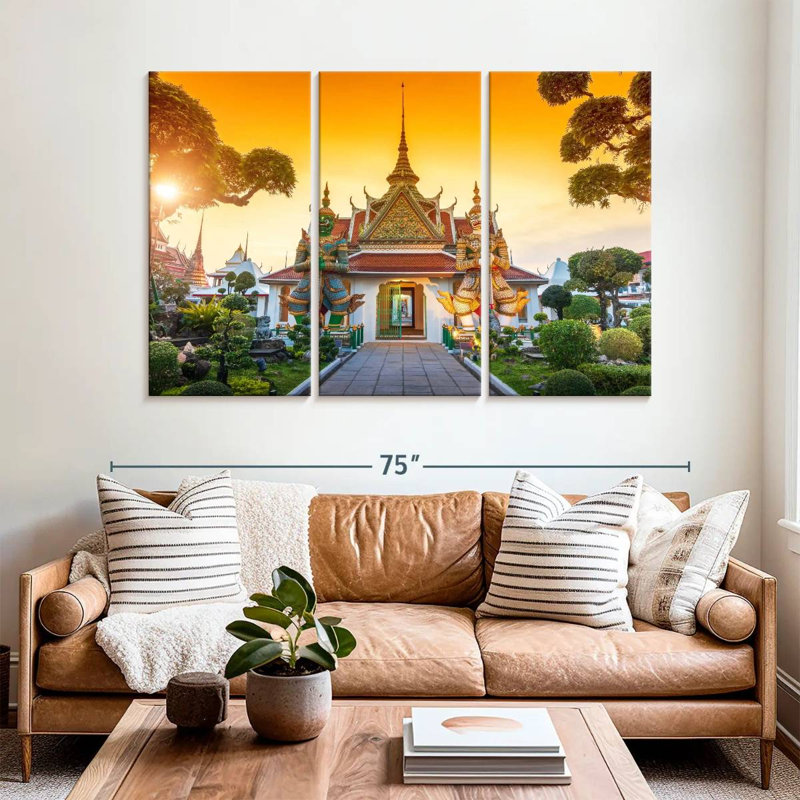 Adella Wat Arun Gate, 42" H x 65" W