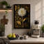 Golden Gerbera Botanical - Wrapped Canvas-837275955-837275956